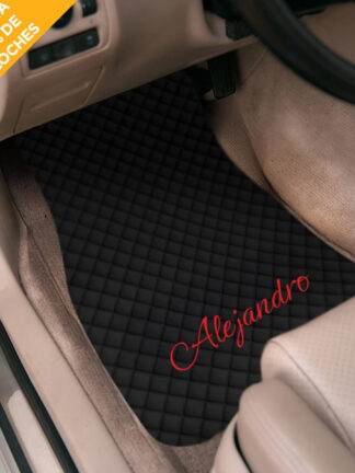 Alfombrillas de coche personalizadas con tu nombre