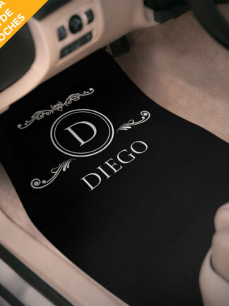 Alfombrillas de coche personalizadas con tu nombre e iniciales