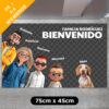 Felpudo personalizado - hogar de dibujos animados