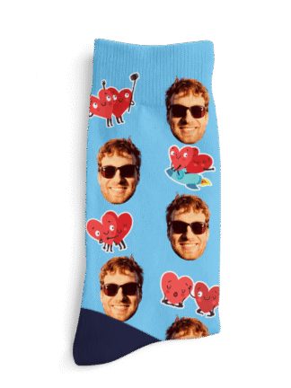 Calcetines personalizados - Corazones