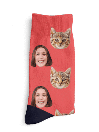 Calcetines personalizados con caras