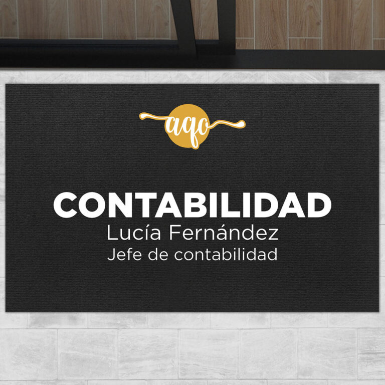 Felpudo personalizado - Entrada profesional
