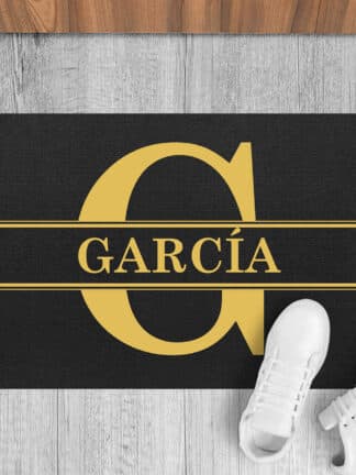 Felpudo personalizado con tu apellido