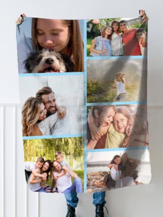 Manta collage personalizada