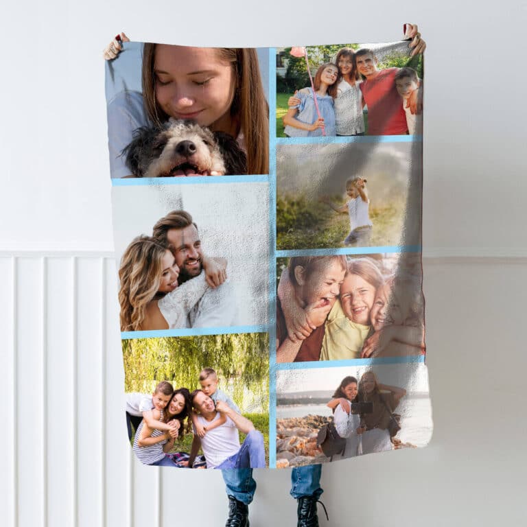 Manta collage personalizada