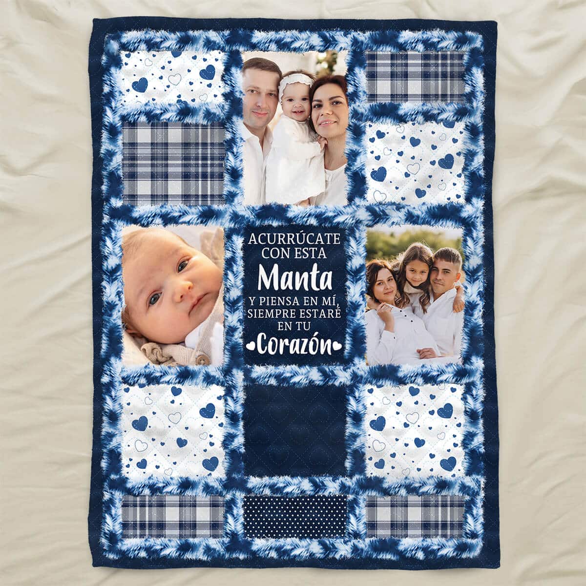 Manta personalizada - fotos y recuerdos