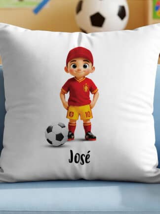 Cojín personalizado – Fan del fútbol
