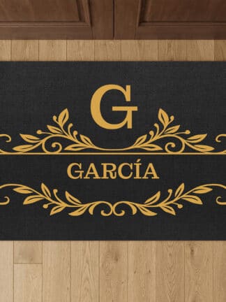 Felpudo personalizado con tu apellido